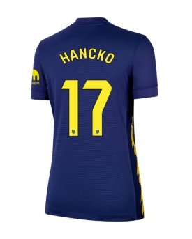 Atletico Madrid David Hancko #17 Maglia Gara Trasferta Repliche 2025-26 Donna Maniche Corte
